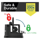 AnySharp black knife sharpener, imported from the UK