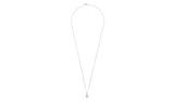 Revere 9ct white gold cubic zirconia pendant - British product