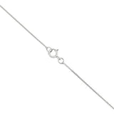 Revere 9ct white gold cubic zirconia pendant - British product
