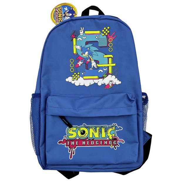 Sonic The Hedgehog kids polyester backpack 13.5L - British product