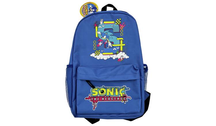 Sonic The Hedgehog kids polyester backpack 13.5L - British product