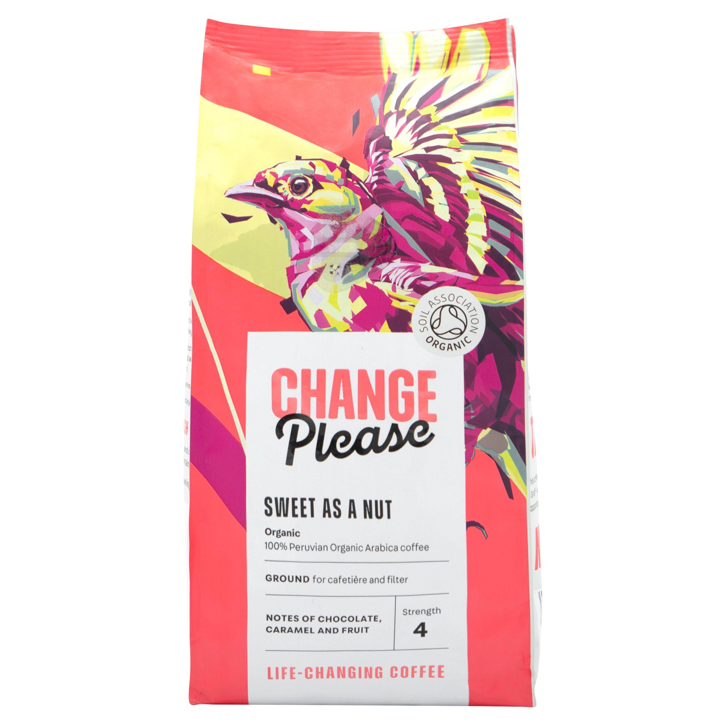 Change Please Sweet As A Nut Coffee 200g GOODS Sainsburys   