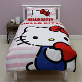 Hello Kitty pink kids bedding set single - British product
