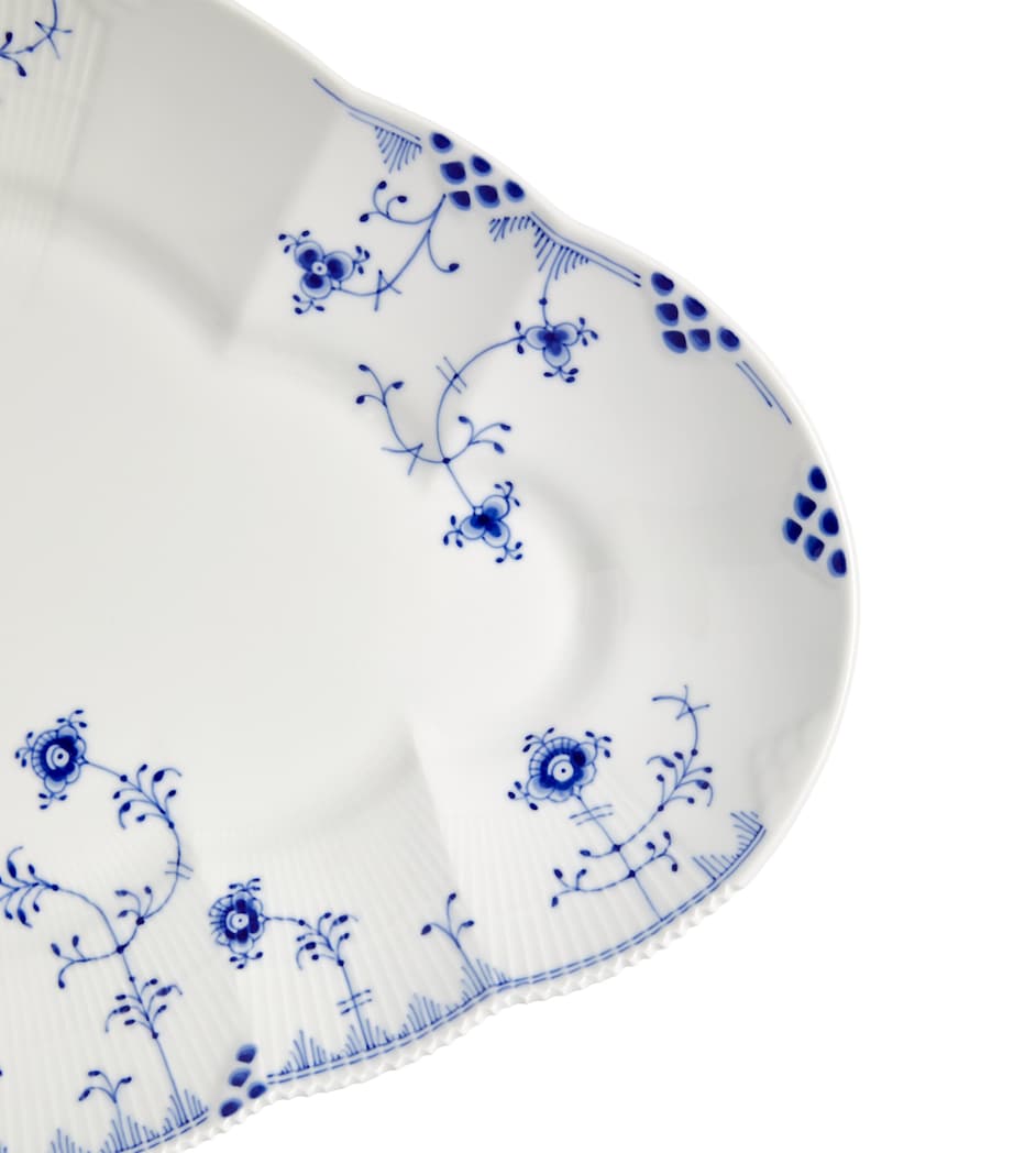Royal Copenhagen Blue Elements porcelain dish 46cm, imported from the UK
