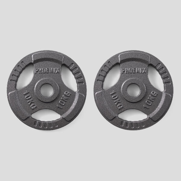 Phoenix Fitness 10kg weight plate 2 inch - British product