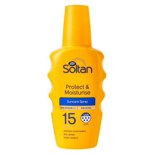 Soltan Protect & Moisturise Spray SPF15 200ml GOODS Boots   