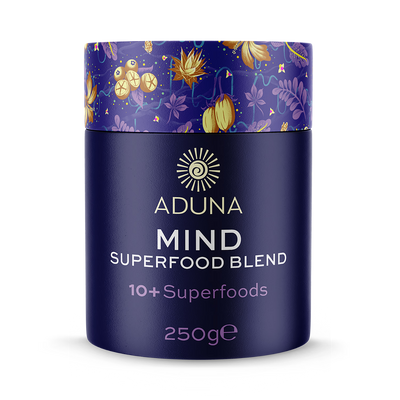 Holland & Barrett Aduna Mind Organic Superfood Blend Powder 250g- Buy online at McGrocer