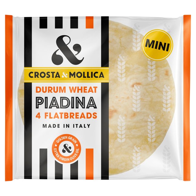 Crosta & Mollica Mini Piadina Flatbreads Durum Wheat   100g GOODS M&S   