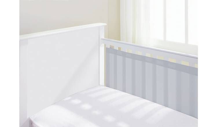 BreathableBaby 2 Sided Airflow Cot Liner - Grey GOODS Argos