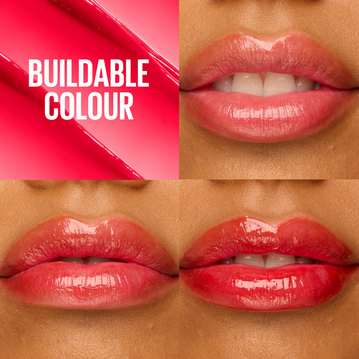 Maybelline Lip Oil Balm 4 Pack, imported from the UK