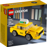 LEGO Yellow Taxi building set 124 Pieces (British brand)