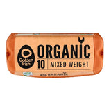 Golden Irish Organic Free Range Mixed Weight Eggs   10 per pack GOODS M&S   