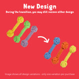 Good Boy Rope Dumbbell dog toy, UK version