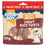 Good Boy Meaty Treaty Chewy Duck Twists Value Pack 200g GOODS ASDA   