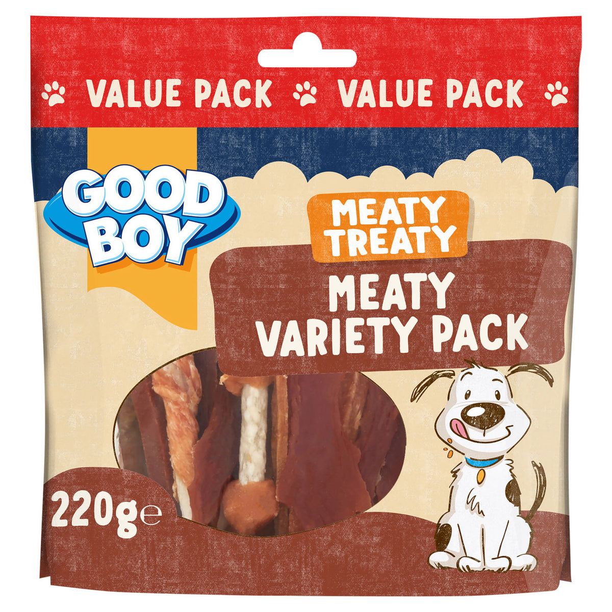 Good Boy Meaty Treaty Variety Pack 220g (British brand)