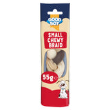 Good Boy dog treat chewy braid 55g, UK version