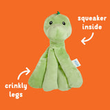 Good Boy soft dog toy with crinkle legs, UK version