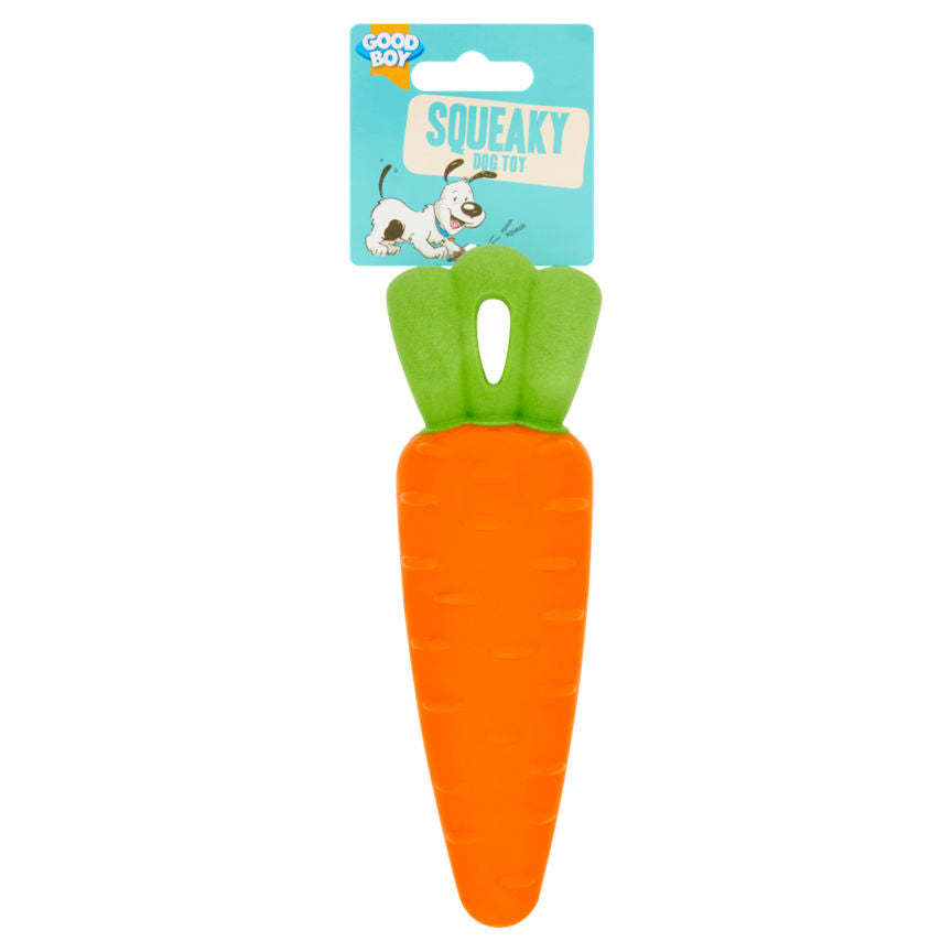 Good Boy Squeaky Dog Toy Squeaky Veg GOODS ASDA   