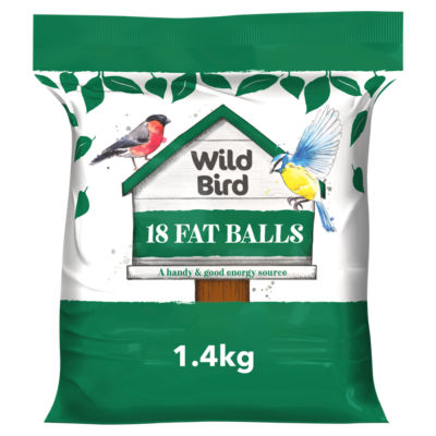 Wild Bird 18 Fat Balls Bird Food 1.4kg