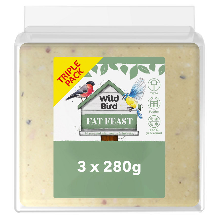 Wild Bird Fat Feast Triple Pack 3 x 280g