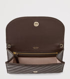 Jimmy Choo Curve wallet on chain lambskin bag (British brand)