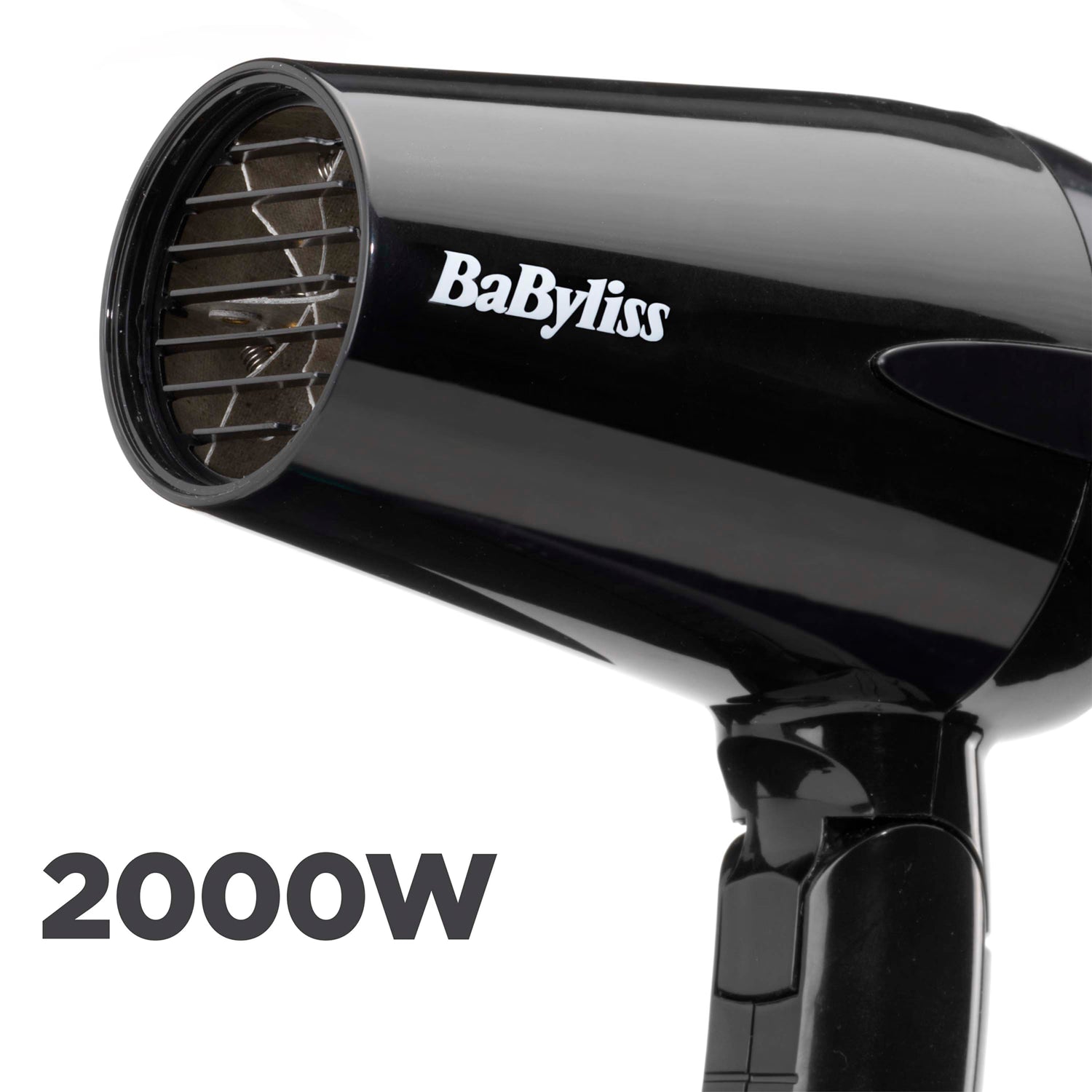 BaByliss travel hair dryer 2000W black - British product