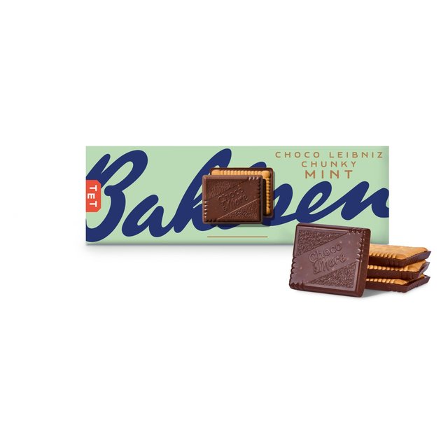 Bahlsen Choco Leibniz Chunky Mint Chocolate Biscuits   120g GOODS M&S   