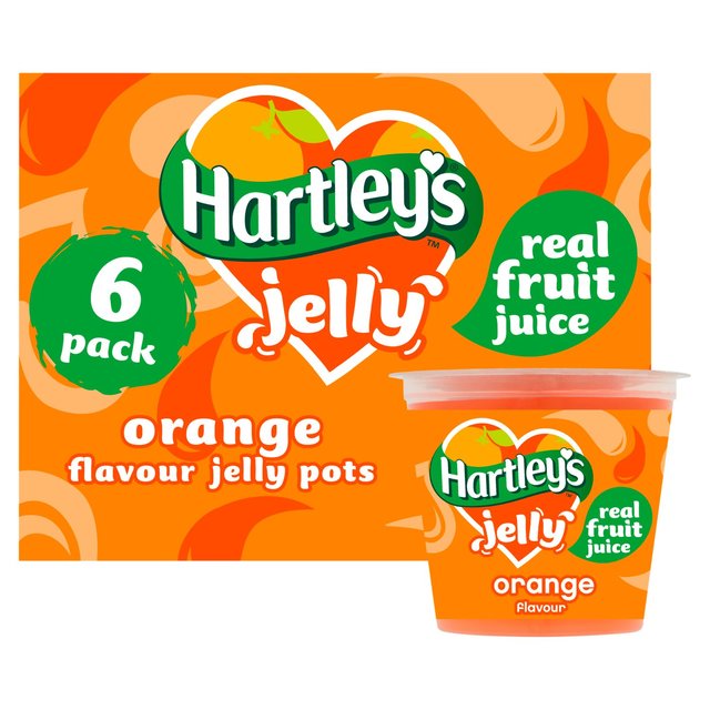 Hartley's Orange Jelly Pot Multipack   6 x 125g GOODS M&S   