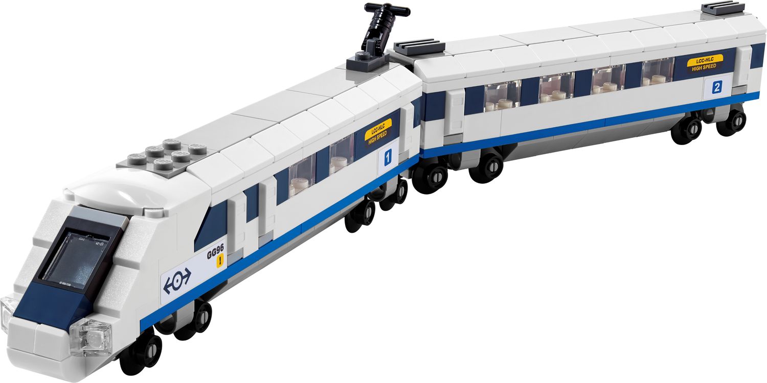 LEGO High-Speed Train Building Set 284 Piece, UK version