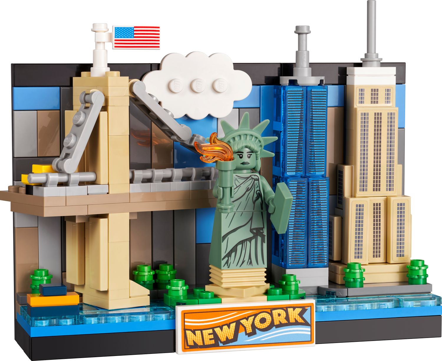 LEGO New York Postcard building set 253 pieces, imported from the UK