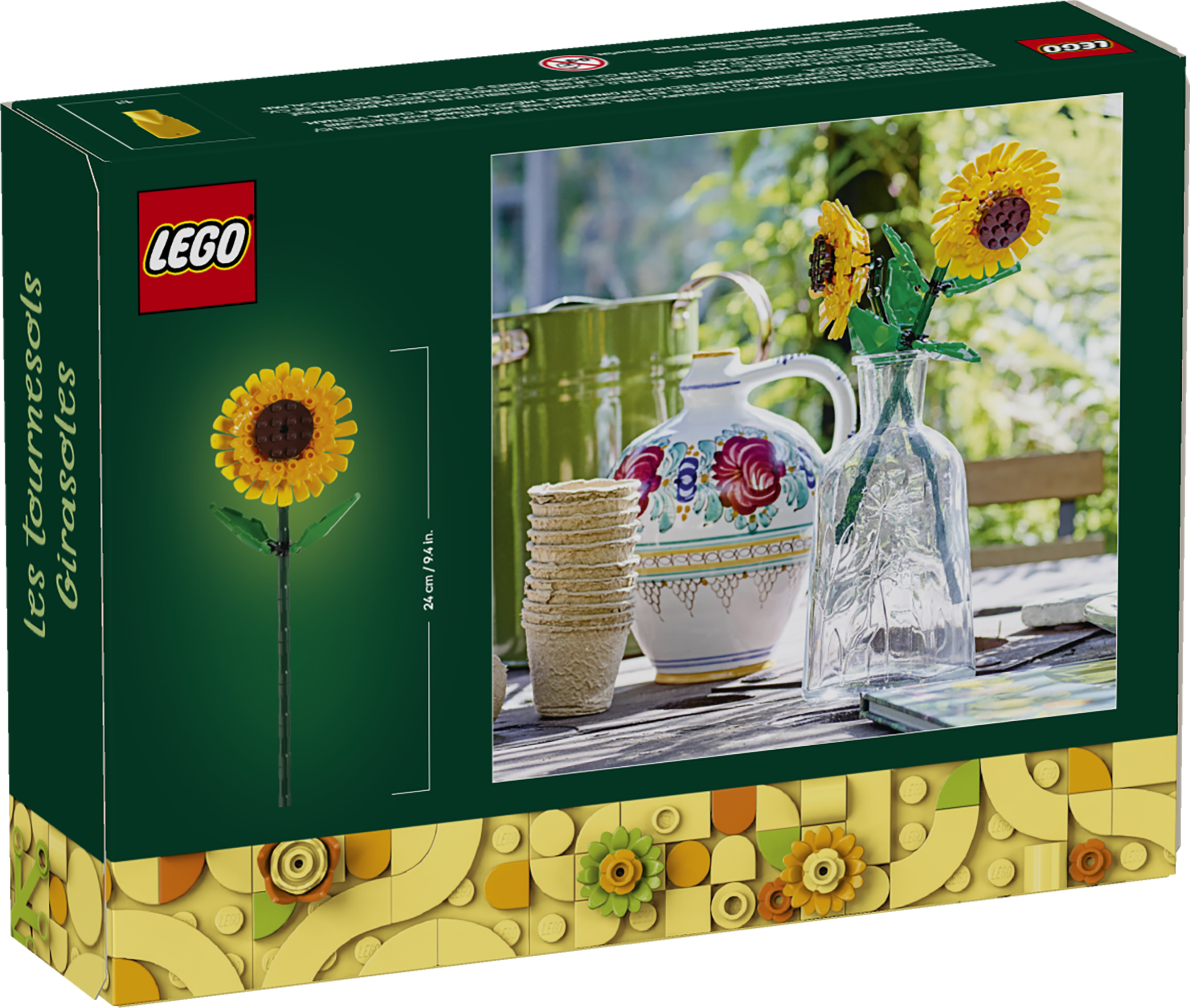 LEGO Sunflowers 40524 Building Kit 25cm (British brand)
