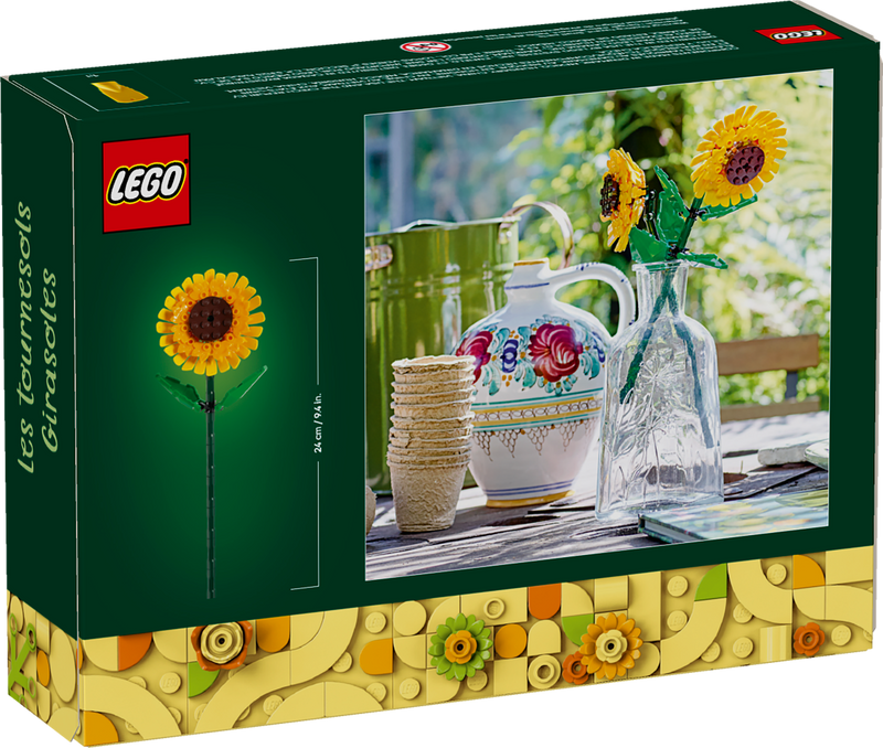 LEGO Sunflowers 40524 Building Kit 25cm (British brand)