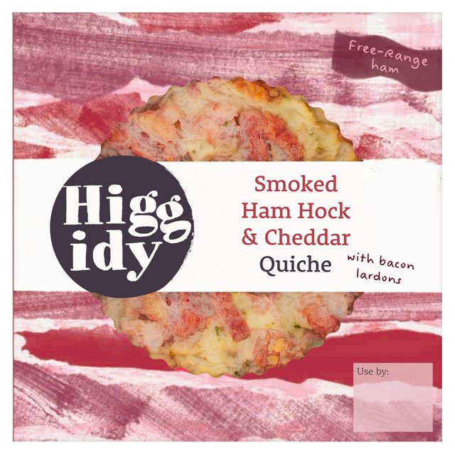 Higgidy Smoked Ham Hock & Cheddar Quiche   155g GOODS M&S   