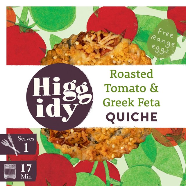 Higgidy Spinach & Tomato Quiche   155g GOODS M&S   