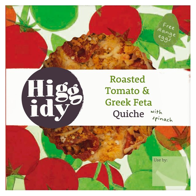 Higgidy Spinach & Tomato Quiche   155g