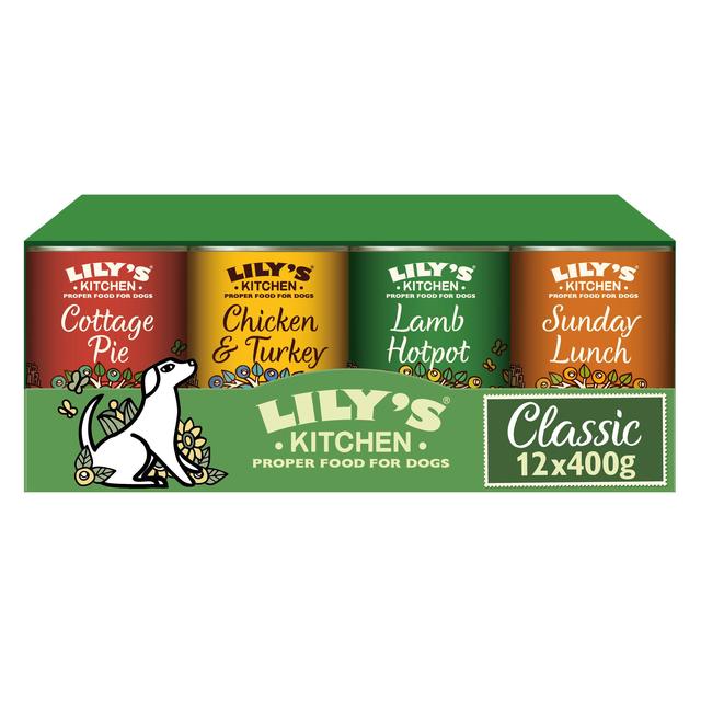 Lily's Kitchen Classic Recipes for Dogs Multipack   12 x 400g GOODS M&S   