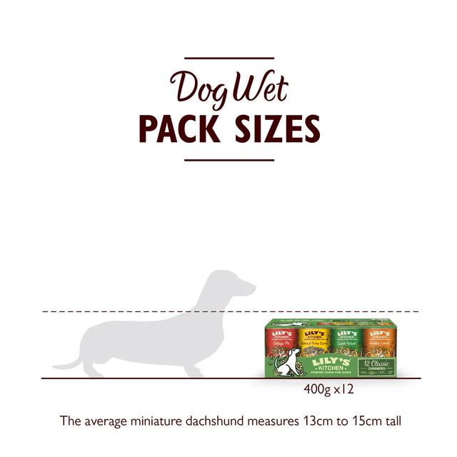 Lily's Kitchen Classic Recipes for Dogs Multipack   12 x 400g GOODS M&S   