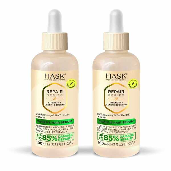Hask hair serum 100ml 2 pack, imported from the UK