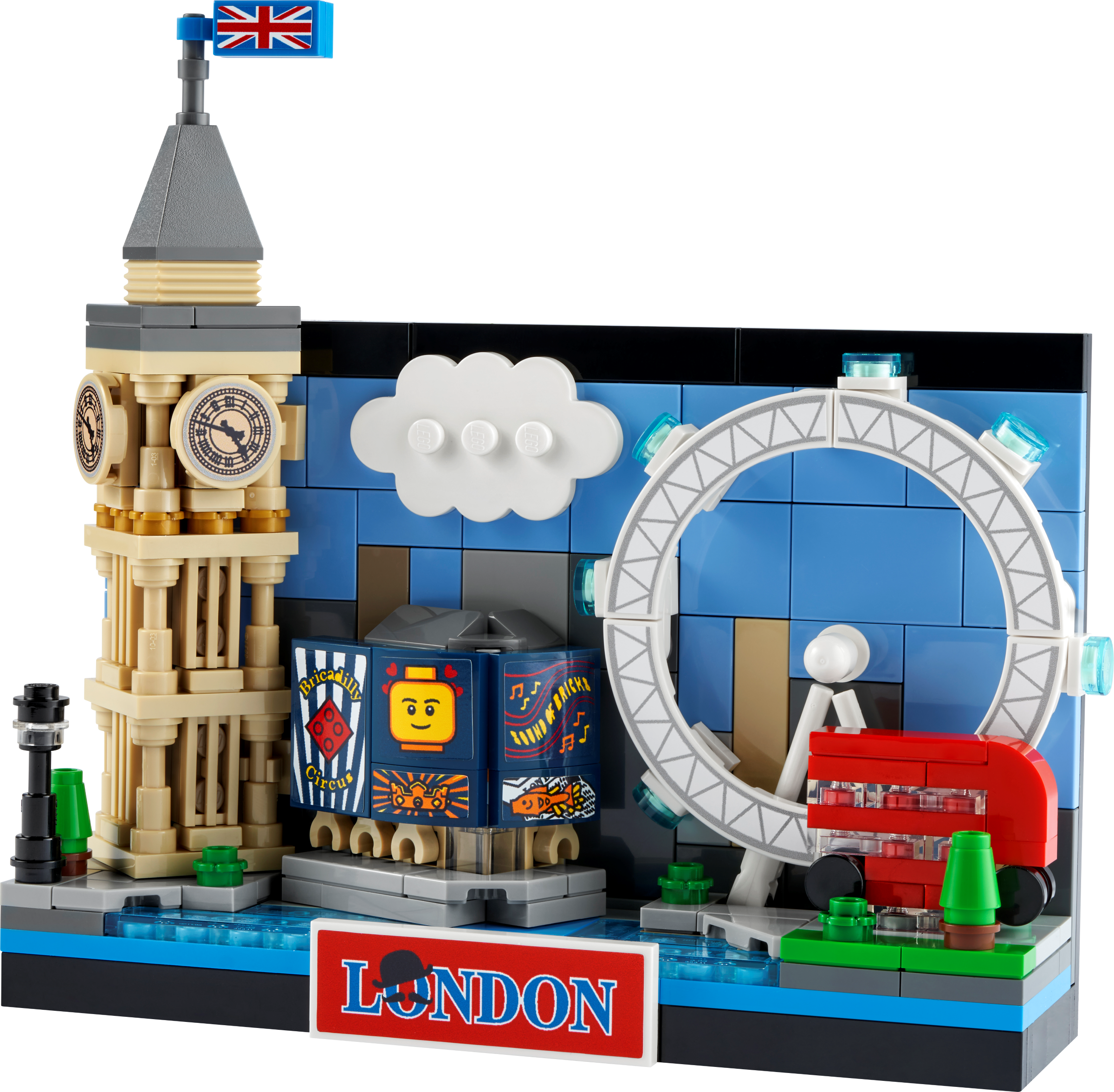 LEGO London Postcard building set 277 pieces, imported from the UK