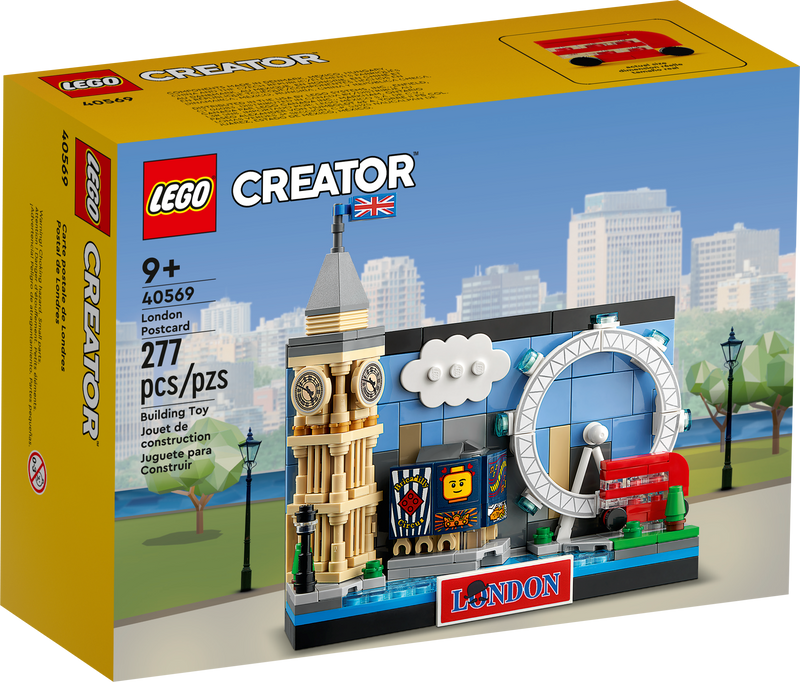 LEGO London Postcard building set 277 pieces, imported from the UK