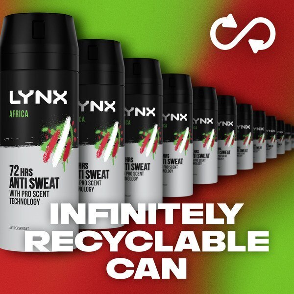 Lynx 72-Hour Antiperspirant Deodorant Spray Africa 150ml GOODS Superdrug   