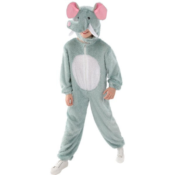 Smiffys Elephant Costume with jumpsuit and hood, imported from the UK