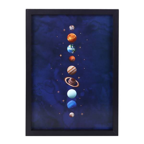 Something Different solar system framed print 25x35cm, imported from the UK