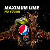 Pepsi Max Lime sugar-free cola 24 x 330ml cans, imported from the UK