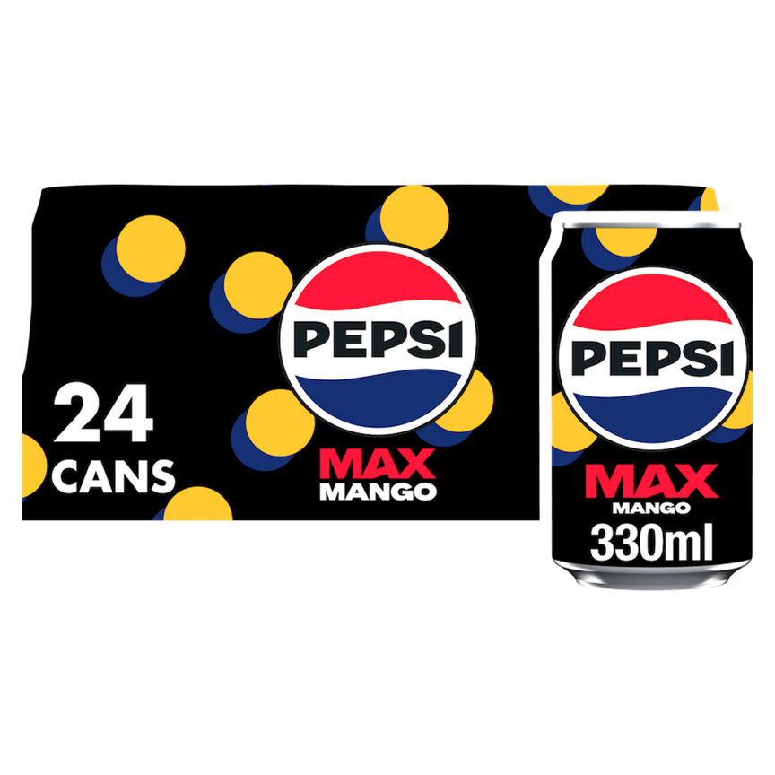 Pepsi Max No Sugar Mango 24 x 330ml GOODS ASDA   