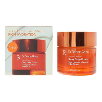 Superdrug Dr Dennis Gross Vitamin C Lactic Dewy Deep Cream Moisturiser 60ml- Buy online at McGrocer