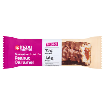 MaxiNutrition Creamy Core Peanut Caramel Protein Bar 45g - British product
