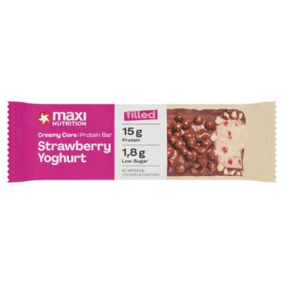 MaxiNutrition Strawberry Yoghurt Protein Bar 45g - British product