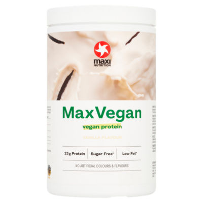 Maxi Nutrition vegan protein powder vanilla 420g, UK version