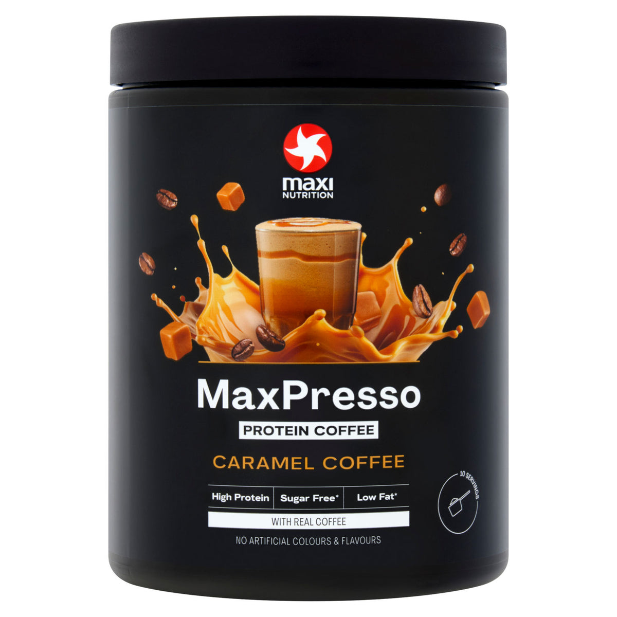 Maxi Nutrition MaxPresso caramel protein coffee 300g (British brand)